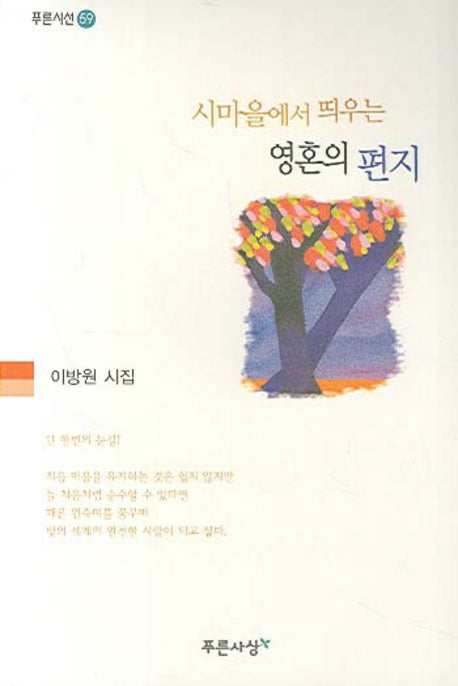 시마을에서 띄우는 영혼의 편지(푸른시선 59)