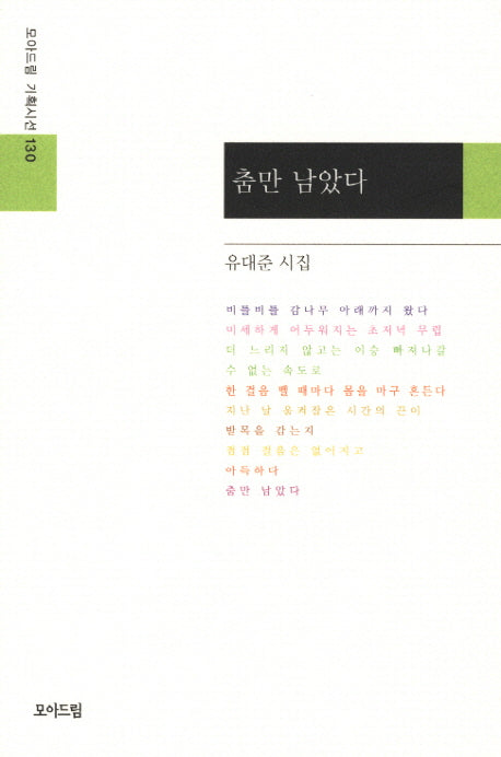 춤만 남았다(모아드림 기획시선 130)