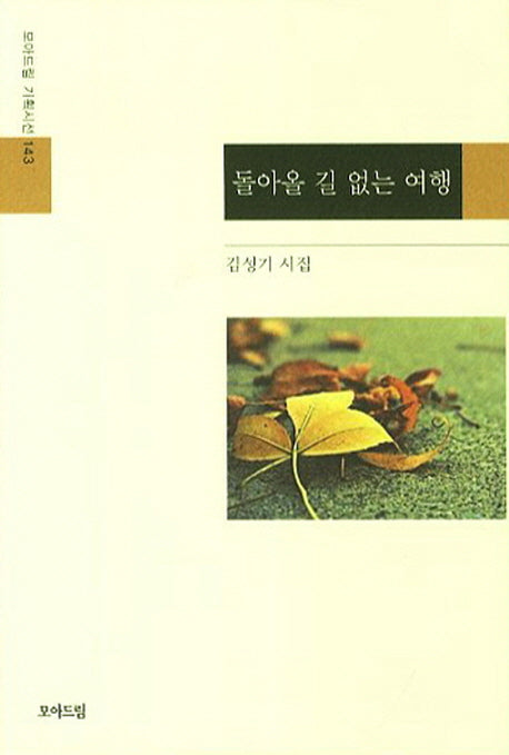 돌아올 길 없는 여행(모아드림 기획시선 143)