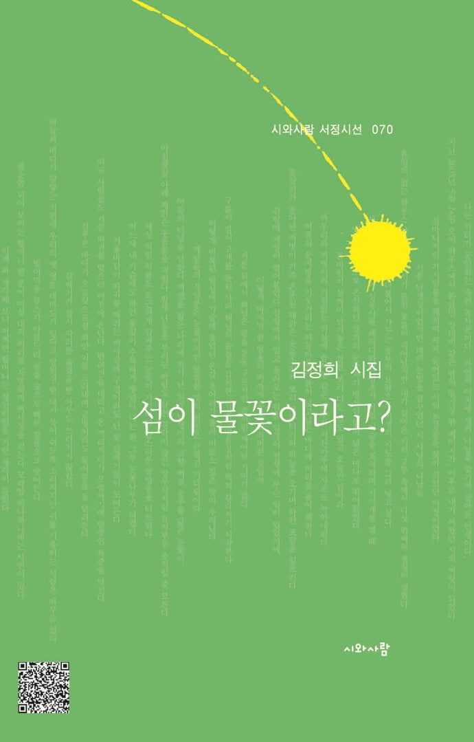 섬이 물꽃이라고?(시와사람 서정시선 70)