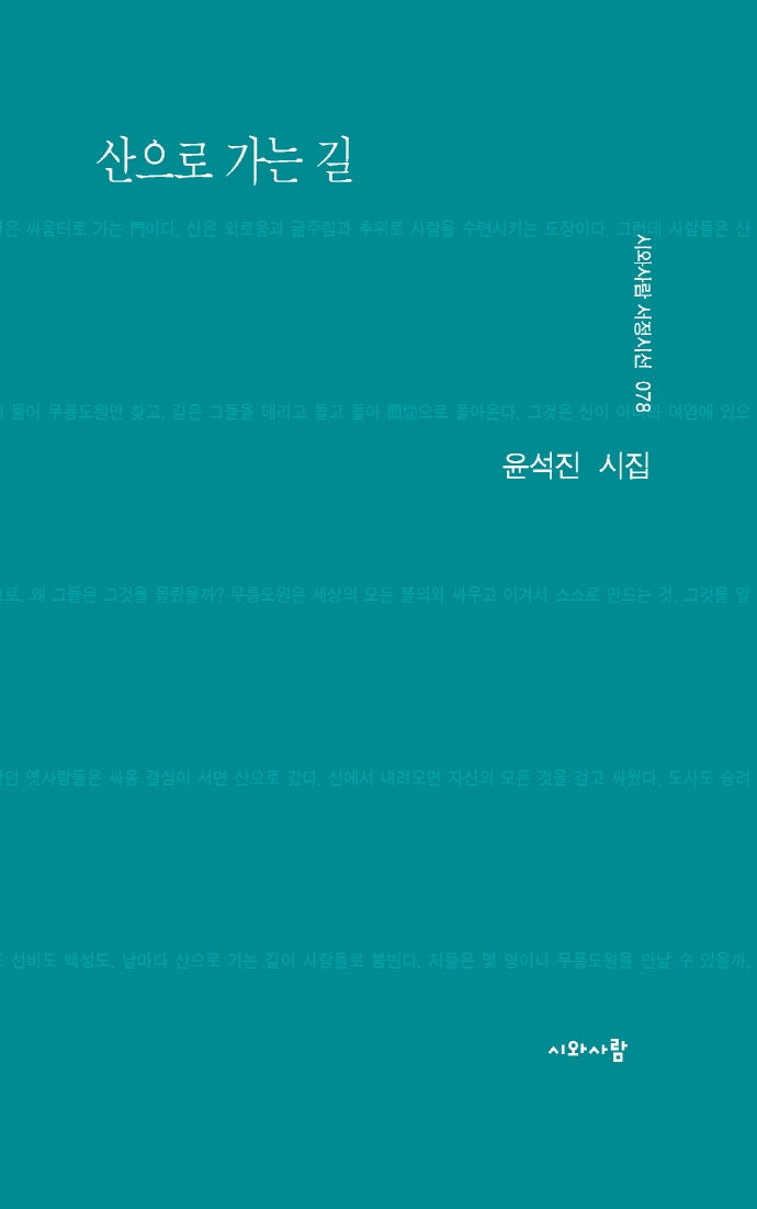 산으로 가는 길(시와사람 서정시선 78)
