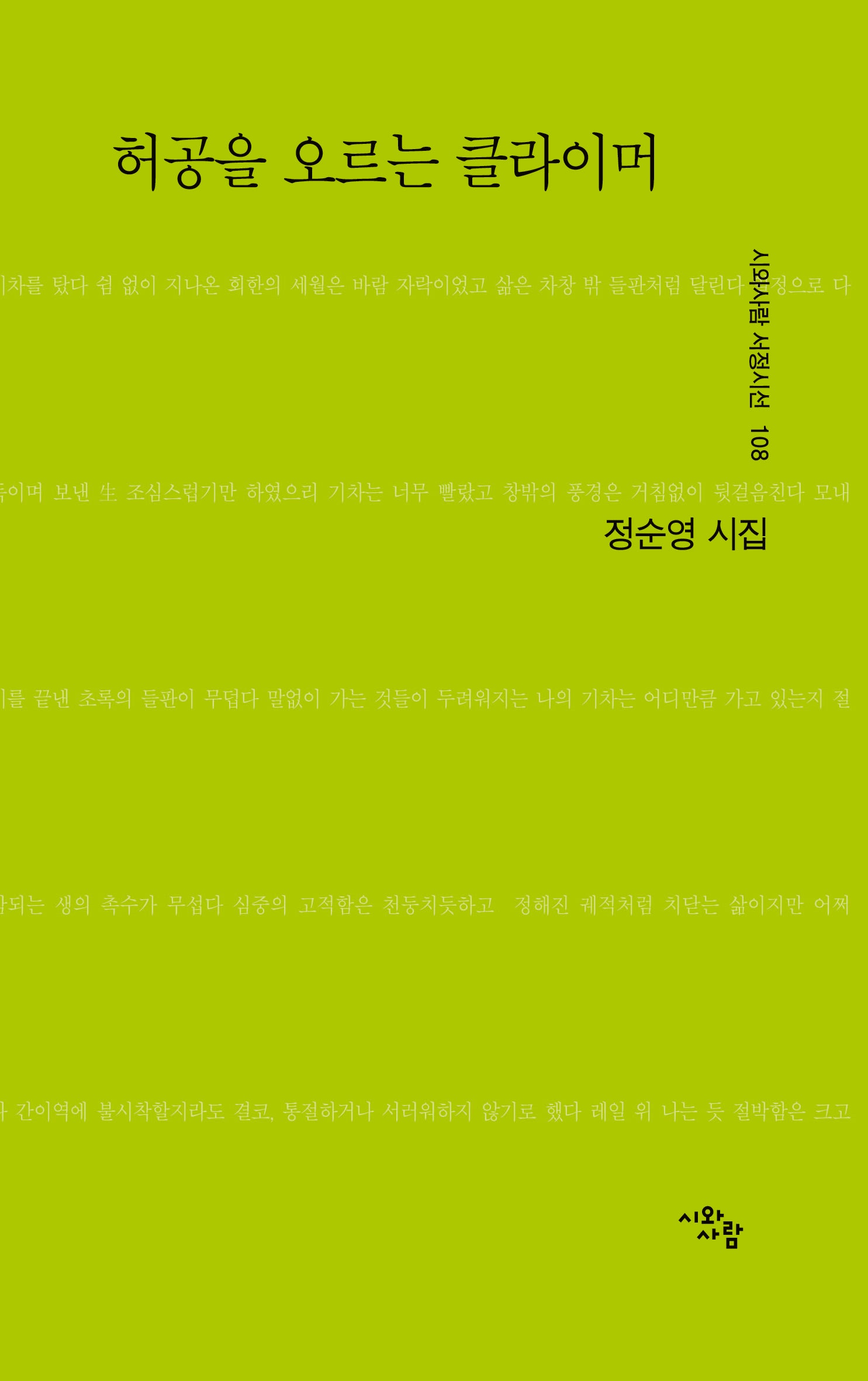 허공을 오르는 클라이머(시와사람 서정시선 109)