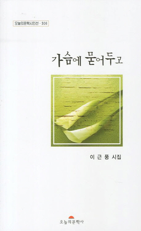 가슴에 묻어두고(오늘의문학시인선 306)