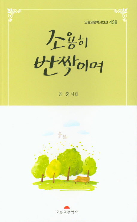 조용히 반짝이며(오늘의문학시인선 438)