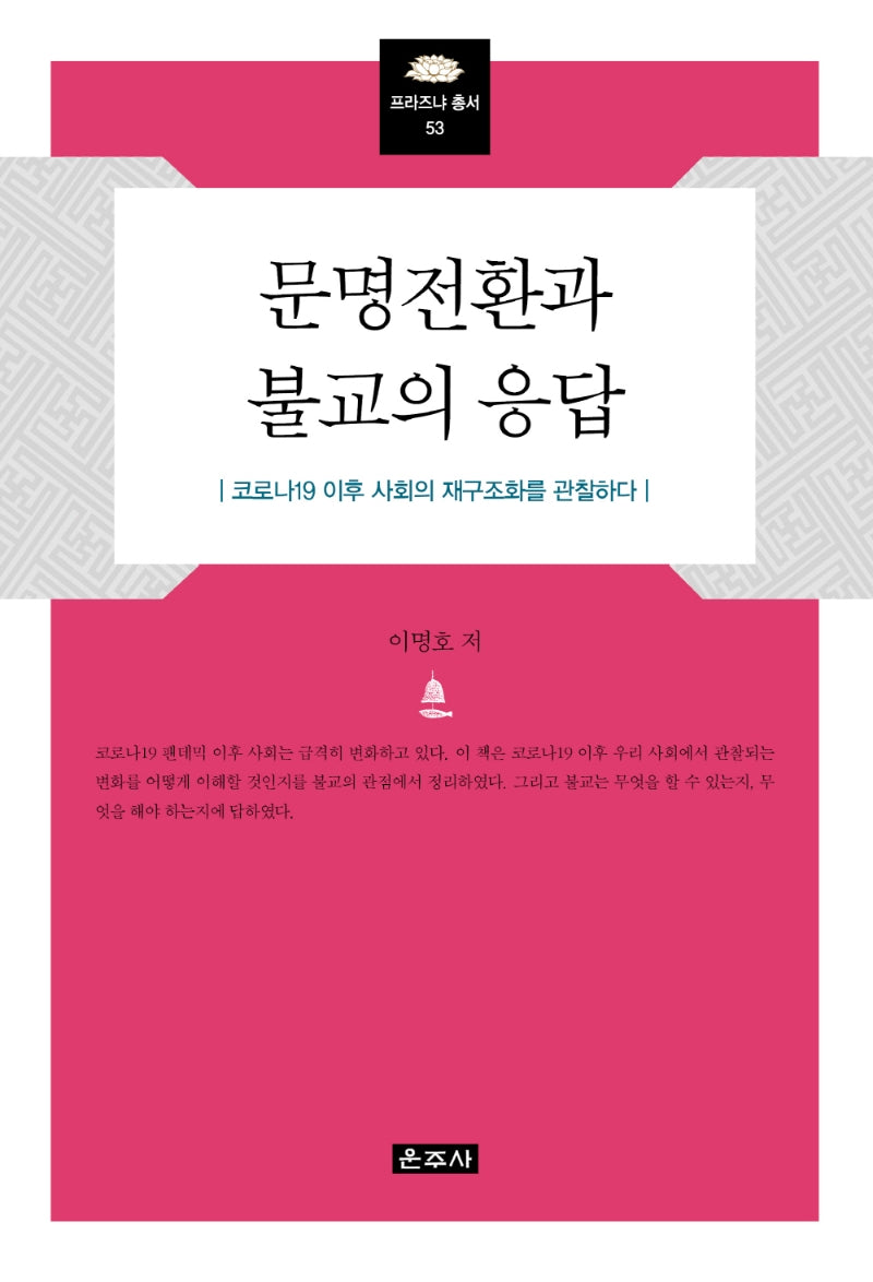 문명전환과 불교의 응답(프라즈냐 총서 53)(양장본 Hardcover)