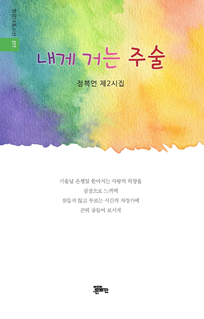 내게 거는 주술(정은대표시선 277)