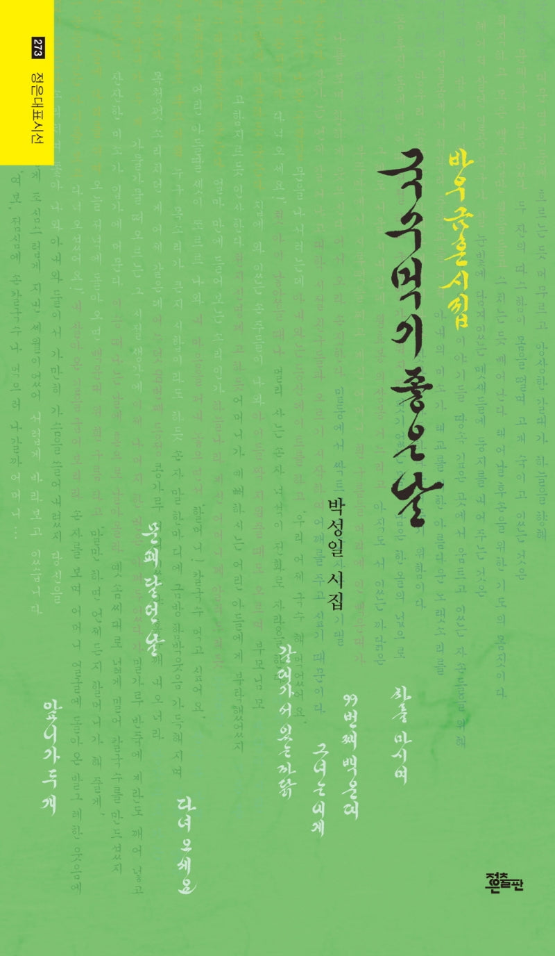 국수 먹기 좋은 날(정은대표시선 273)