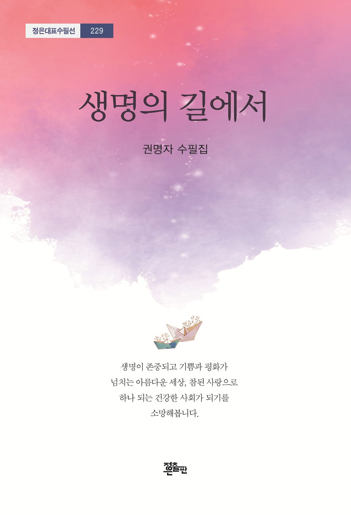 생명의 길에서(정은대표수필선 229)