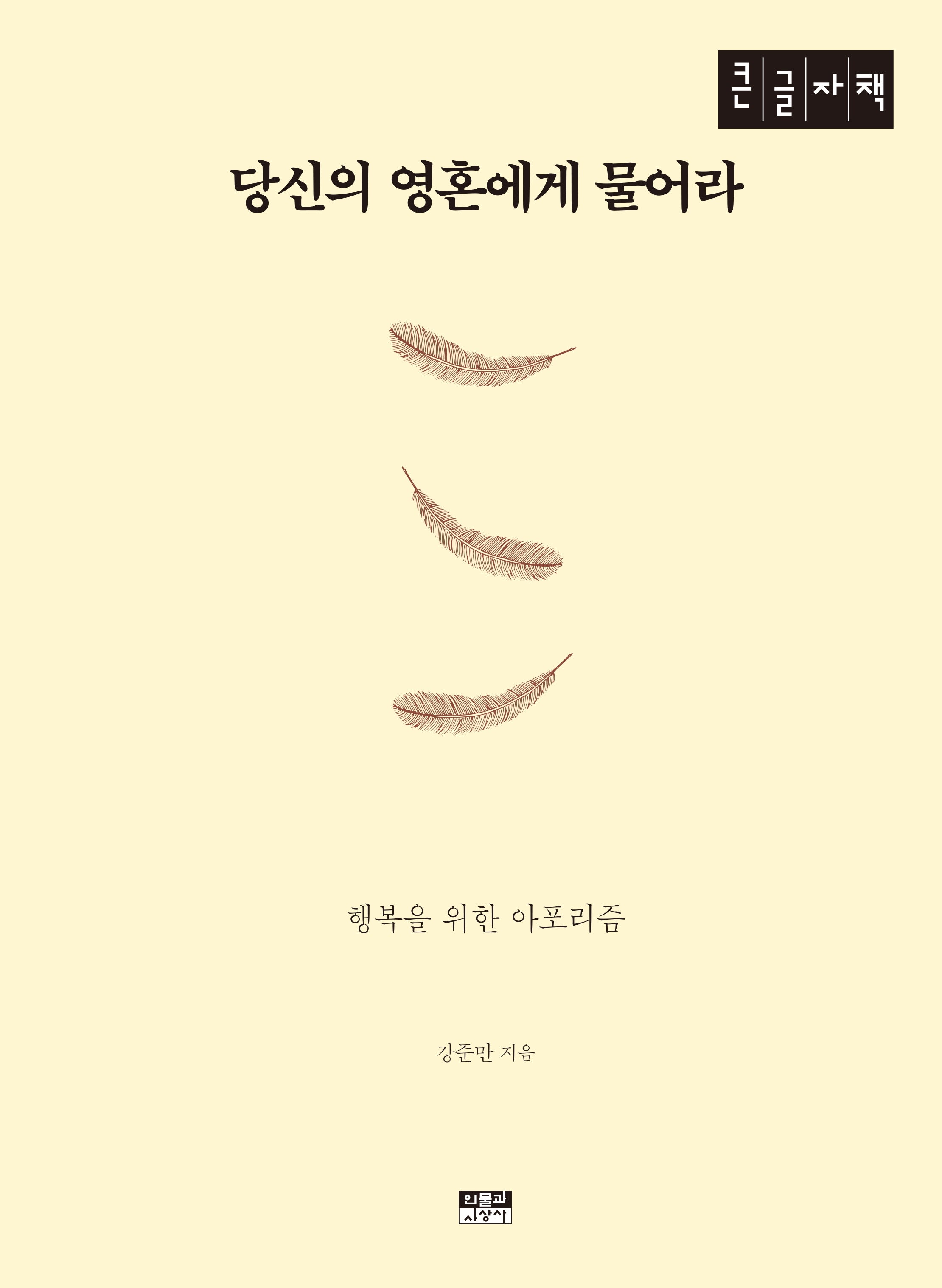 당신의 영혼에게 물어라(큰글자책)
