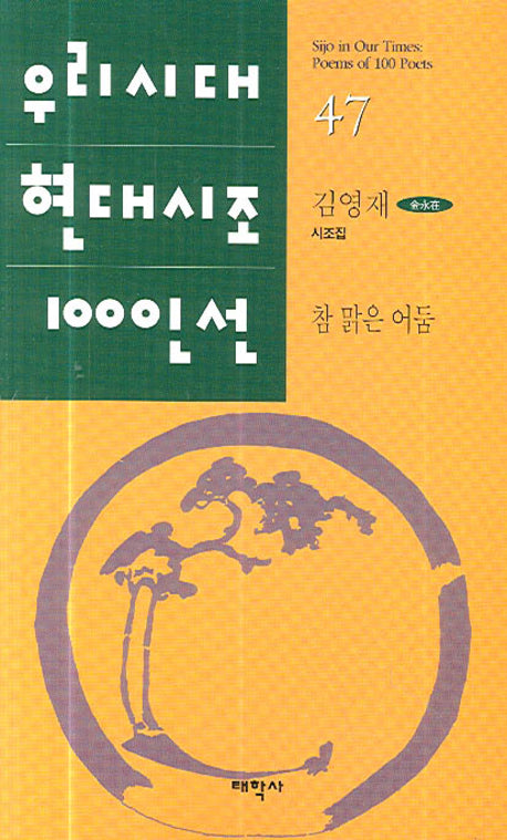 참 맑은 어둠(우리시대 현대시조 100선 47)