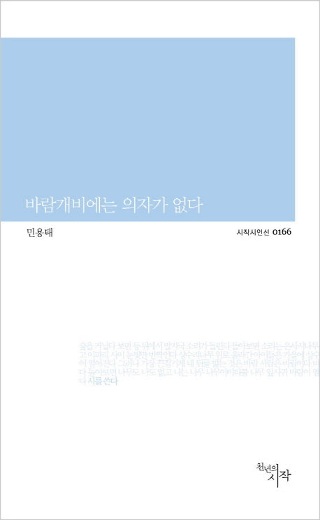 바람개비에는 의자가 없다(시작시인선 166)