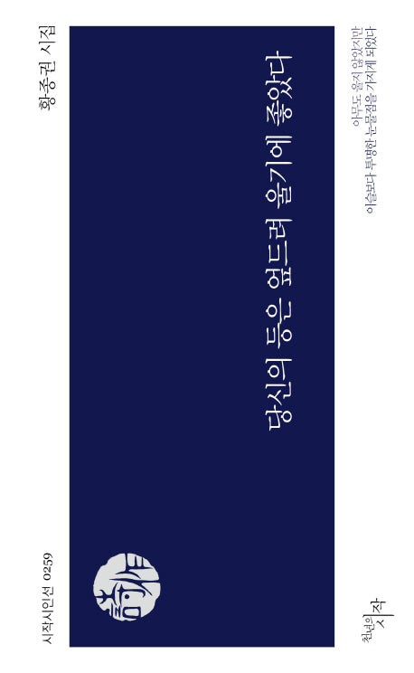 당신의 등은 엎드려 울기에 좋았다(시작시인선 259)