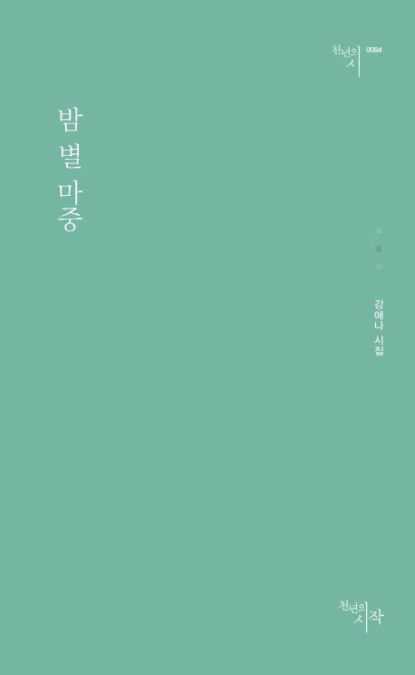 밤 별 마중(천년의시 84)