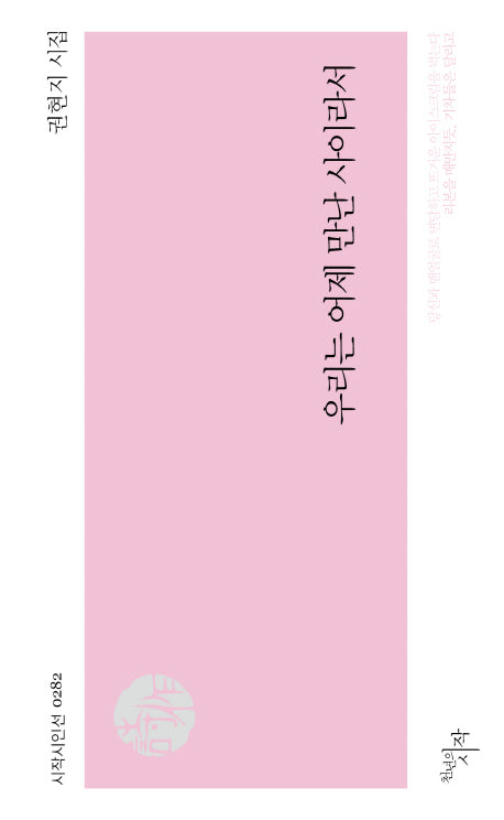 우리는 어제 만난 사이라서(시작시인선 282)