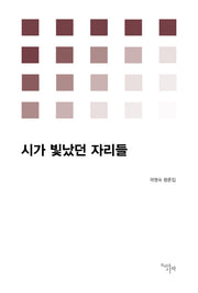 시가 빛났던 자리들(시작비평선 19)