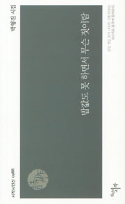 밥값도 못 하면서 무슨 짓이람(시작시인선 288)