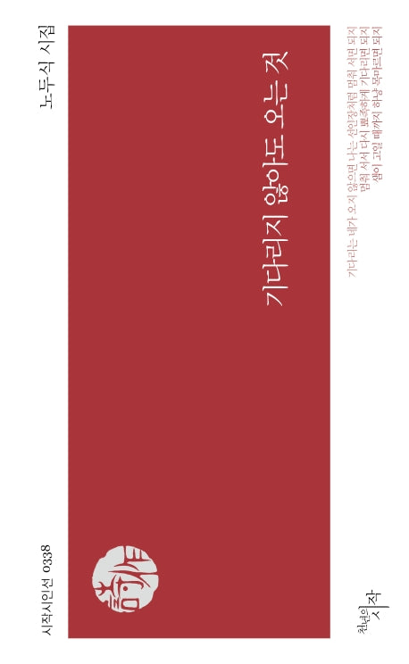 기다리지 않아도 오는 것(시작시인선 338)