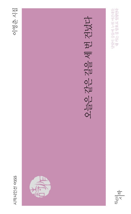오늘은 같은 길을 세 번 건넜다(시작시인선 355)