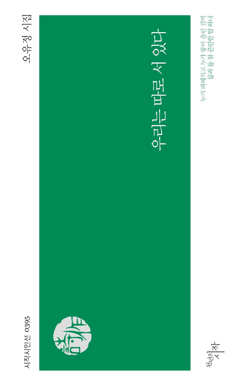 우리는 따로 서 있다(시작시인선 395)