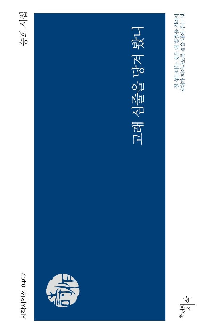 고래 심줄을 당겨 봤니(시작시인선 407)