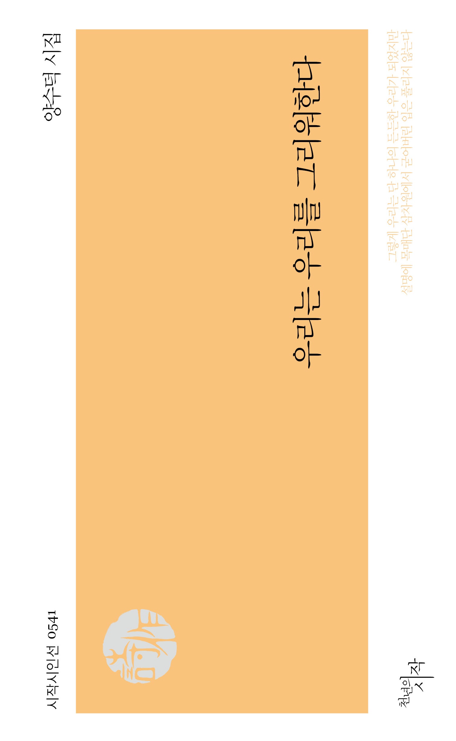 우리는 우리를 그리워한다(시작시인선 541)
