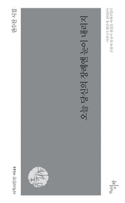 오늘 당신의 장례엔 눈이 내리지(시작시인선 544)