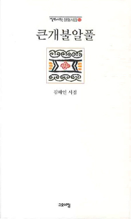 큰개불알풀(열린시학 정형시집 82)