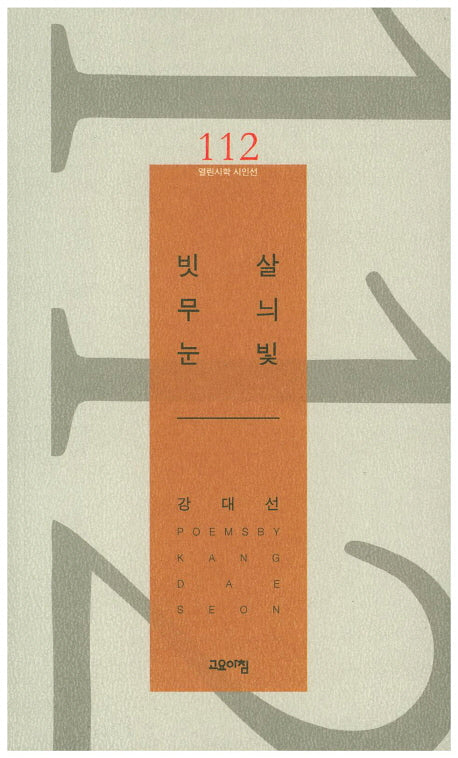 빗살무늬 눈빛(열린시학 시인선 112)