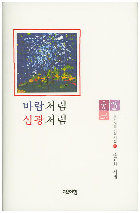 바람처럼 섬광처럼(열린시학기획시선 85)(양장본 HardCover)