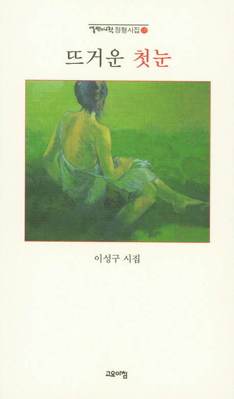 뜨거운 첫눈(열린시학 정형시집 129)