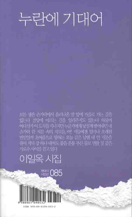 누란에 기대어(현대시 시인선 85)