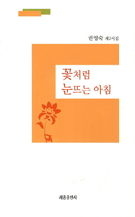 꽃처럼 눈뜨는 아침