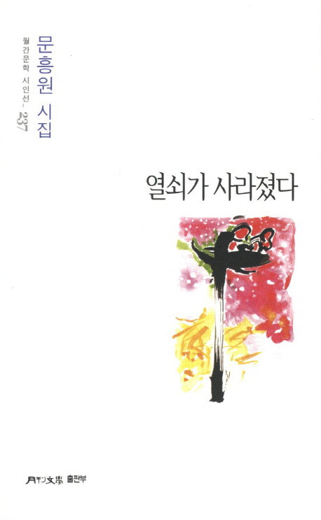 열쇠가 사라졌다(월간문학 시인선 237)