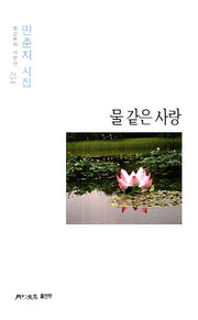 물 같은 사랑(월간문학 시인선 254)