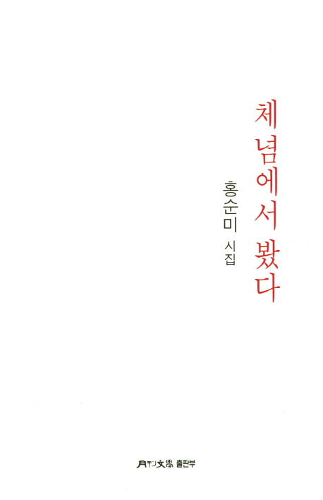 체념에서 봤다(월간문학 시인선 343)