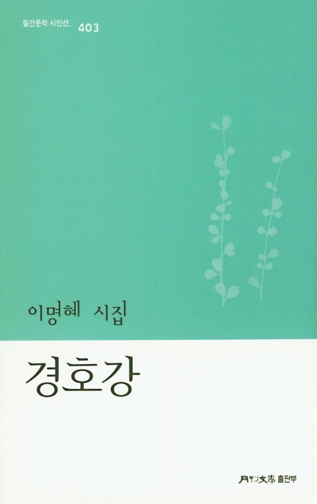 경호강(월간문학 시인선 403)