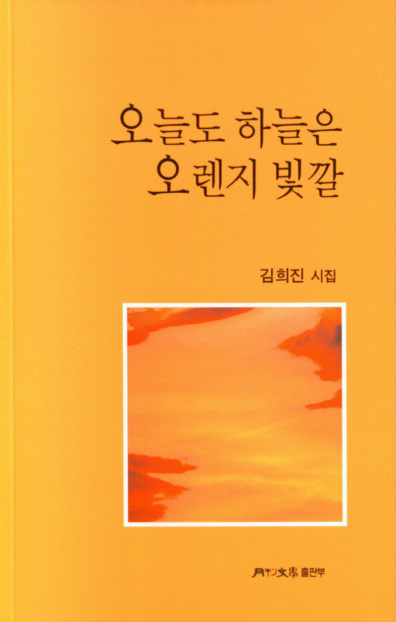 오늘도 하늘은 오렌지 빛깔(월간문학 시인선 441)