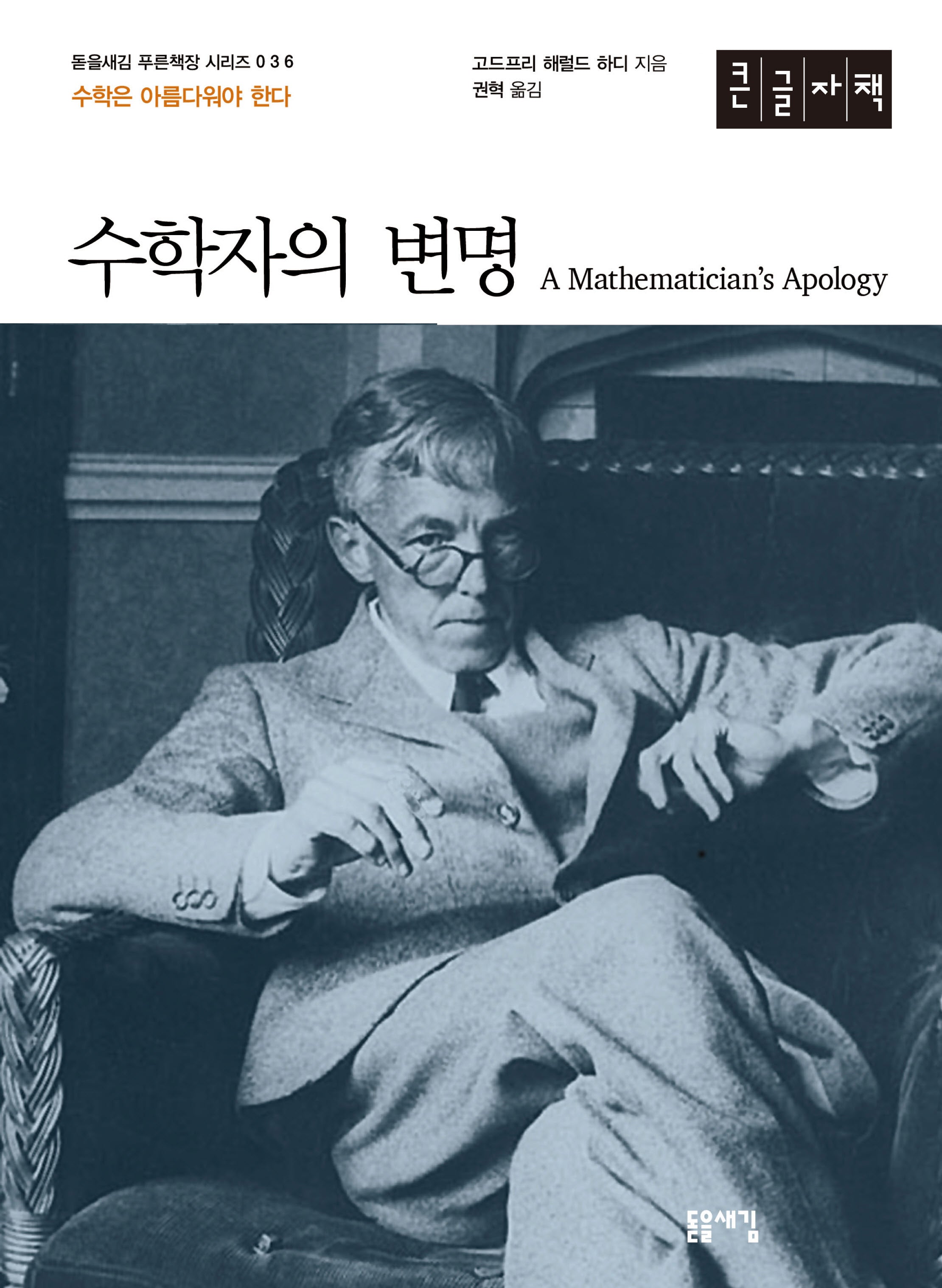 수학자의 변명(큰글자책)(돋을새김 푸른잭장 시리즈 36)