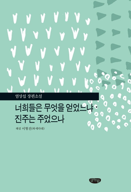 너희들은 무엇을 얻었느냐ㆍ진주는 주었으나(양장본 Hardcover)