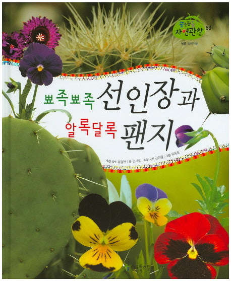 뾰족뾰족 선인장과 알록달록 팬지(꿈틀꿈틀 자연관찰 53)(양장본 HardCover)