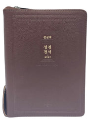 큰글자 성경전서 새찬송가(72EAB)(대중합)(다크브라운)