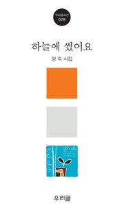 하늘에 썼어요(우리글시선 78)