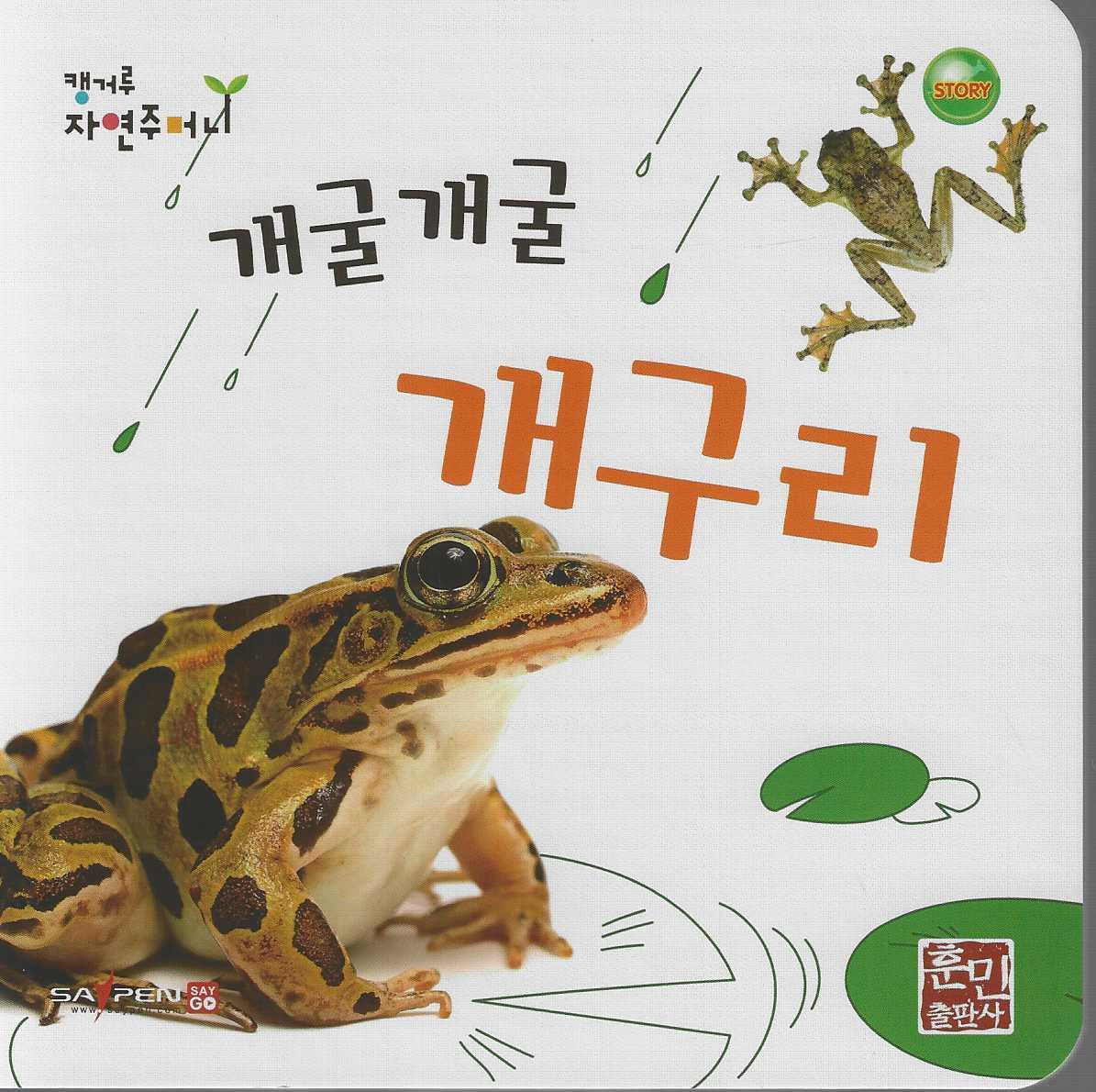 개굴개굴 개구리(캥거루 자연주머니)