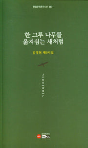 한 그루 나무를 옮겨심는 새처럼(한림문학춘추시선 557)