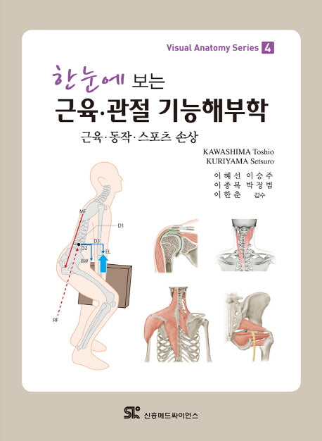 근육 관절 기능해부학(한눈에 보는)(Visual Anatomy Series 4)(Paperback)