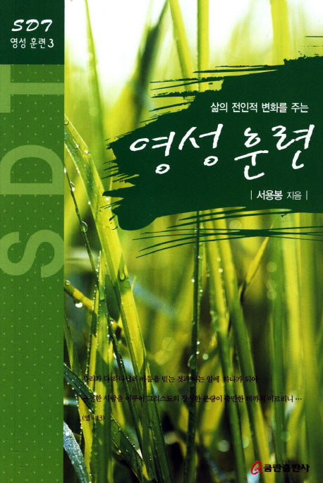 영성 훈련(삶의 전인적 변화를 주는)(SDT 영성훈련 3)