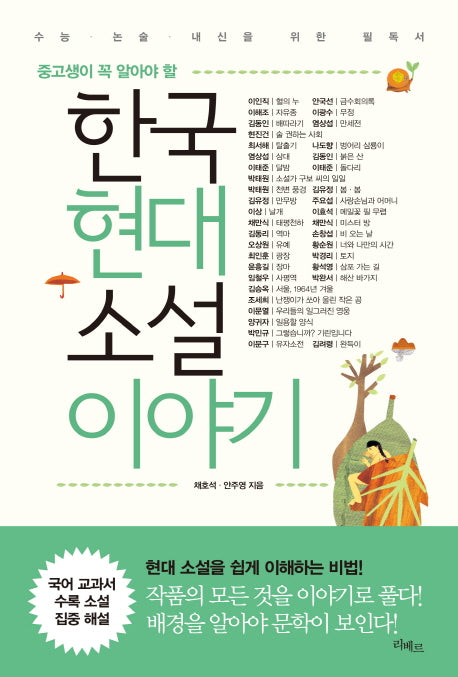 한국현대소설 이야기(중고생이 꼭 알아야 할)