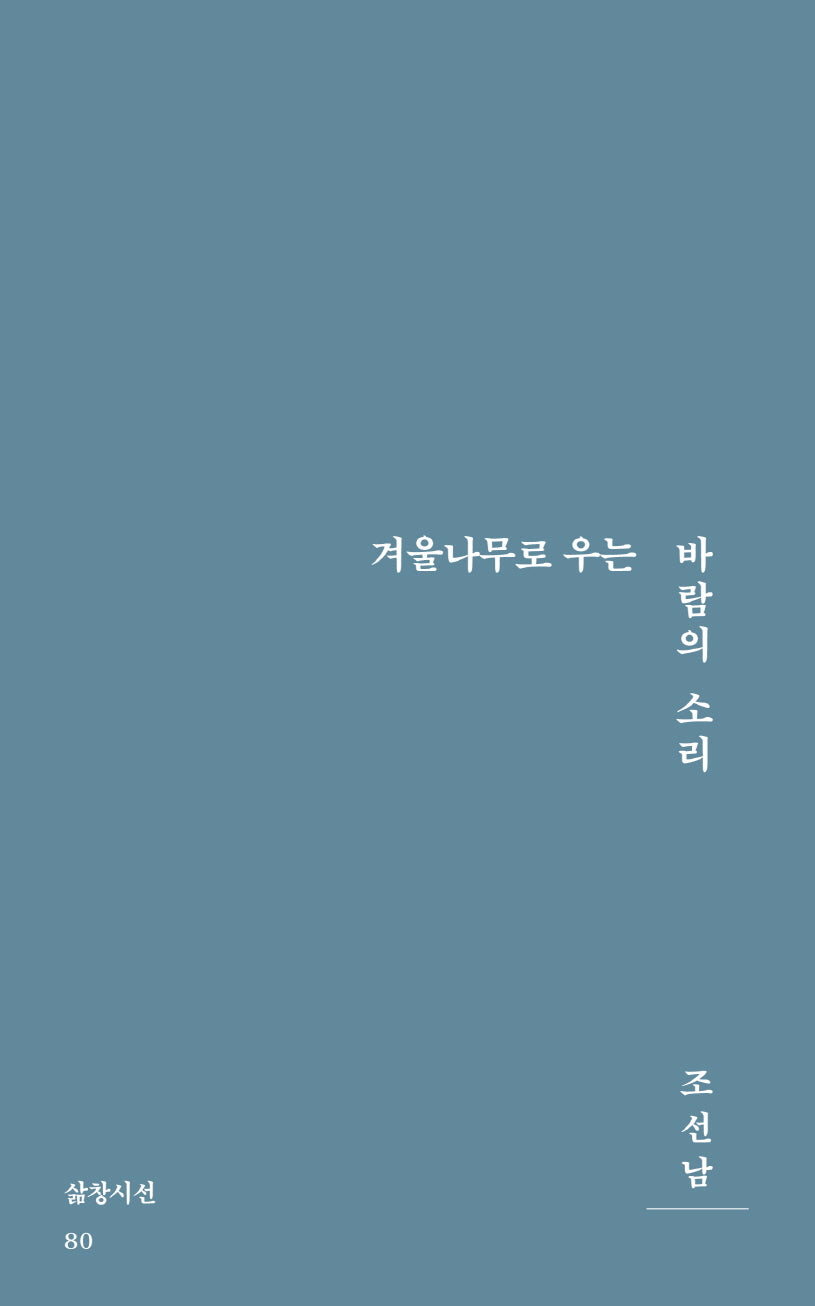 겨울나무로 우는 바람의 소리(삶창시선 80)