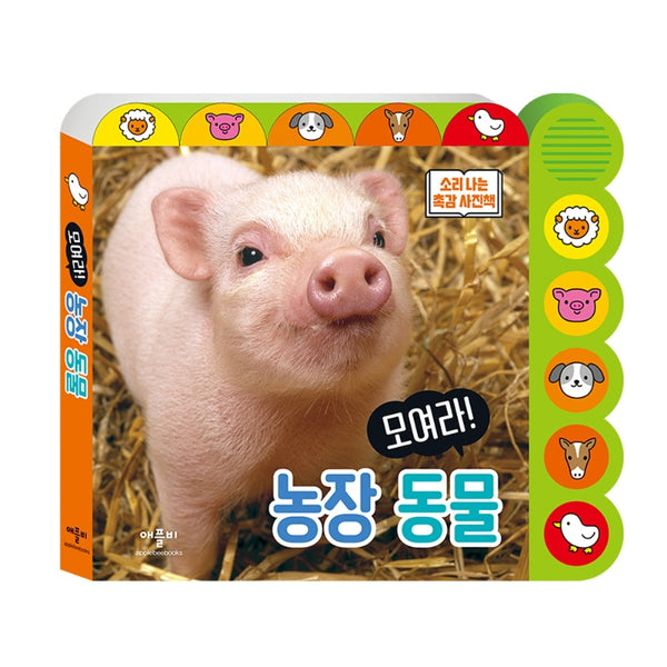 모여라 농장 동물(개정판)(소리 나는 촉감 사진책)(사운드북)