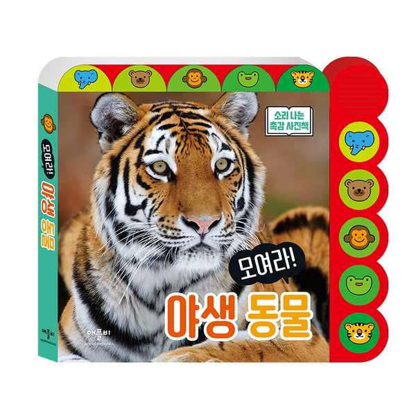 모여라! 야생동물(소리 나는 촉감 사진책)(보드북)